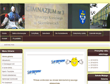 Tablet Screenshot of gim3-skierniewice.pl